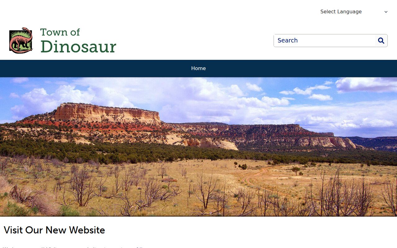 Town of Dinosaur criminal history records source